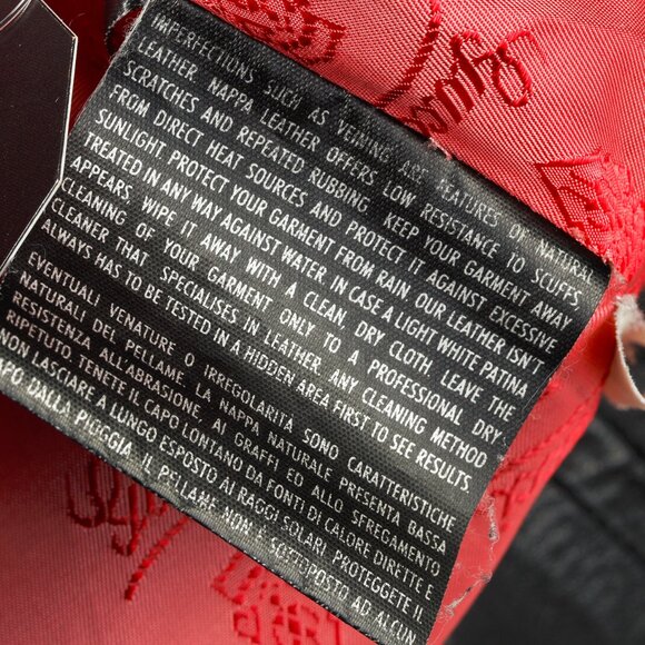 Gucci Black Leather Double-Breasted Moto Jacket - Picture 11 of 13